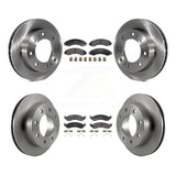 Front Rear Brake Rotors & Ceramic Pad Kit For 2021-2024 GMC Savana 2500 Chevrolet Express K8T-104632