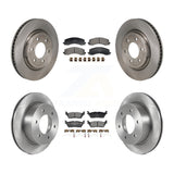 Front Rear Disc Brake Rotors And Ceramic Pads Kit For 2022-2023 Ford Bronco 3.0L K8T-104640