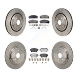 Front Rear Disc Brake Rotors And Ceramic Pads Kit For 2020-2022 Toyota Highlander K8T-104658