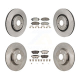 Front Rear Brake Rotors & Ceramic Pad Kit For Mitsubishi Outlander Nissan Pathfinder QX60 K8T-104668
