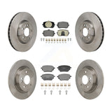 Front Rear Brake Rotor Ceramic Pad Kit For Mercedes-Benz A220 CLA250 With Standard Brakes K8T-104679