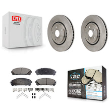 Charger l'image dans la galerie, Front Brake Rotor Ceramic Pad Kit For Toyota Sienna RAV4 Prime bZ4X Subaru Crown