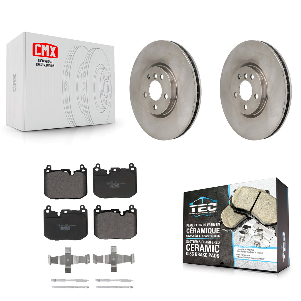 Front Disc Brake Rotors And Ceramic Pads Kit For Mini Cooper Countryman Clubman