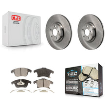 Charger l'image dans la galerie, Front Disc Brake Rotors And Ceramic Pads Kit For 2017-2020 Lincoln MKZ 2.0L