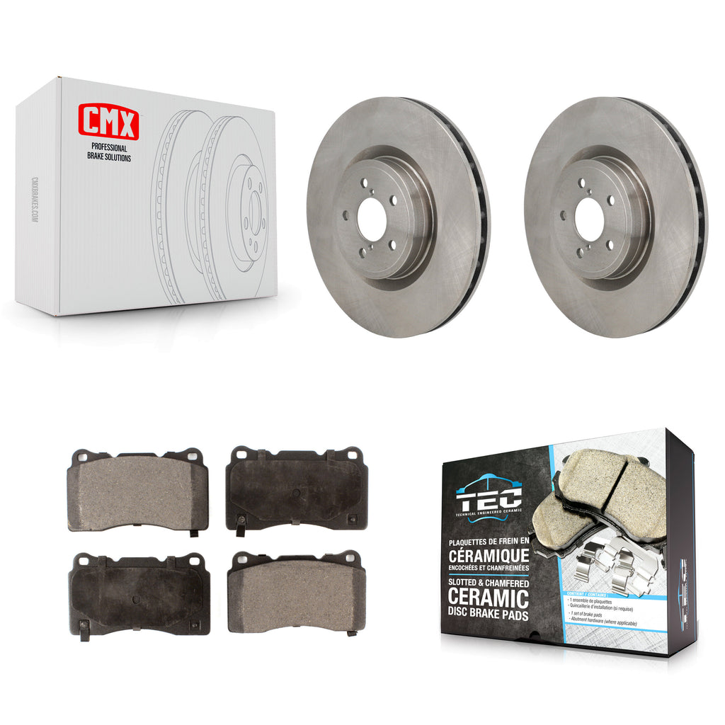 Front Disc Brake Rotors And Ceramic Pads Kit For Subaru Impreza BRZ Toyota 86
