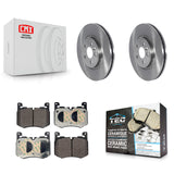 Front Disc Brake Rotors Ceramic Pad Kit For Jaguar F-Pace With 380mm Diameter Rotor K8T-104707