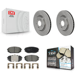 Front Disc Brake Rotors And Ceramic Pad Kit For Hyundai Tucson Kia Sportage Ioniq 5 EV6 6 K8T-104736