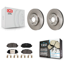 Load image into Gallery viewer, Front Disc Brake Rotors And Ceramic Pads Kit For 2017-2021 Honda Clarity