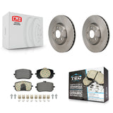 Front Disc Brake Rotor Ceramic Pad Kit For Mercedes-Benz A220 CLA250 With Standard Brakes K8T-104747