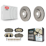 Front Brake Rotors & Ceramic Pad Kit For Mercedes-Benz GLB250 GLA250 A220 CLA250 A250 EQB K8T-104748