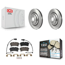 Load image into Gallery viewer, Rear Brake Rotor Ceramic Pad Kit For Audi S6 S7 S8 With Composite Brakes