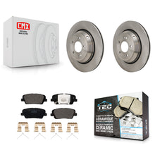 Load image into Gallery viewer, Rear Disc Brake Rotors And Ceramic Pads Kit For Genesis G70 Kia Stinger G80