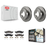 Rear Brake Rotor And Ceramic Pad Kit For 2021-2024 GMC Chevrolet Savana 2500 Express 3500 K8T-104763