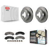 Rear Disc Brake Rotor And Ceramic Pad Kit For 2021-2024 GMC Savana 2500 Chevrolet Express K8T-104764