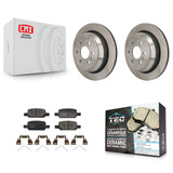 Rear Disc Brake Rotors And Ceramic Pads Kit For 2021-2022 Chevrolet Colorado GMC Canyon K8T-104773