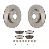 Rear Brake Rotor Ceramic Pad Kit For Mitsubishi Outlander Nissan Pathfinder QX60