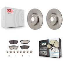 Load image into Gallery viewer, Rear Brake Rotor Ceramic Pad Kit For Mitsubishi Outlander Nissan Pathfinder QX60