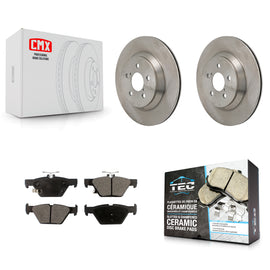 Rear Disc Brake Rotors And Ceramic Pads Kit For Subaru Crosstrek K8T-104791