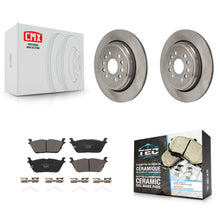 Load image into Gallery viewer, Rear Disc Brake Rotors And Ceramic Pads Kit For Ram 1500 Jeep Wagoneer