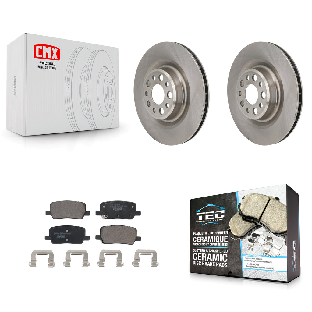 Rear Disc Brake Rotors And Ceramic Pads Kit For Tesla S K8T-104796