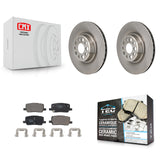 Rear Disc Brake Rotors And Ceramic Pads Kit For Tesla S K8T-104796