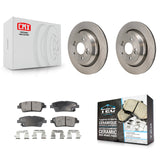 Rear Disc Brake Rotors And Ceramic Pads Kit For 2015 Kia K900 3.8L K8T-104806