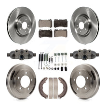 Charger l'image dans la galerie, Front Rear Disc Brake Rotor Ceramic Pad And Drum Kit (9Pc) For Mitsubishi Lancer
