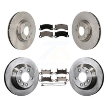 Charger l'image dans la galerie, Front Rear Disc Brake Rotor Ceramic Pad Kit (6Pc) For Volkswagen Touareg Porsche