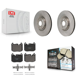 Front Disc Brake Rotor Ceramic Pad Kit For Mini Cooper Countryman BMW X2 Clubman