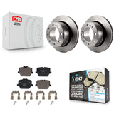 Rear Disc Brake Rotors And Ceramic Pad Kit For 2023-2024 Ram 3500 With Single Wheels K8T-105764