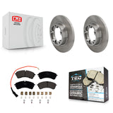 Rear Brake Rotor & Ceramic Pad Kit For 2022-2023 Ford E-Transit Without Heavy Duty Brakes K8T-105776