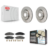 Front Disc Brake Rotors And Ceramic Pads Kit For 2022-2023 Jeep Grand Cherokee L K8T-105787