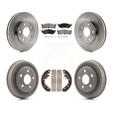 Front Rear Disc Brake Rotors Ceramic Pad Drum Kit For Neon Dodge Chrysler Plymouth SX 2.0 K8T-105813