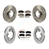 Front Rear Disc Brake Rotors And Ceramic Pads Kit For 2023 Ford Transit-350 HD RWD K8T-105827