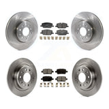 Front Rear Disc Brake Rotors And Ceramic Pads Kit For 2020 Chevrolet Equinox 2.0L K8T-105834