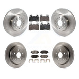 Front Rear Disc Brake Rotors And Ceramic Pads Kit For Cadillac CTS K8T-105842