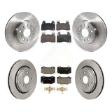 Front Rear Disc Brake Rotors Ceramic Pad Kit For 2016 Chevrolet Camaro With Brembo Brakes K8T-105844