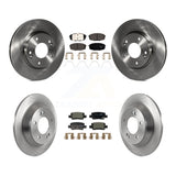 Front Rear Disc Brake Rotors & Ceramic Pad Kit For Kia Seltos With Electric Parking K8T-105852