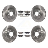 Front Rear Disc Brake Rotor Ceramic Pad Kit For Chrysler Intrepid Dodge 300M Concorde LHS K8T-105863