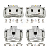 Front Rear Brake Caliper Kit For 2013-2014 Cadillac XTS With Heavy Duty Brakes