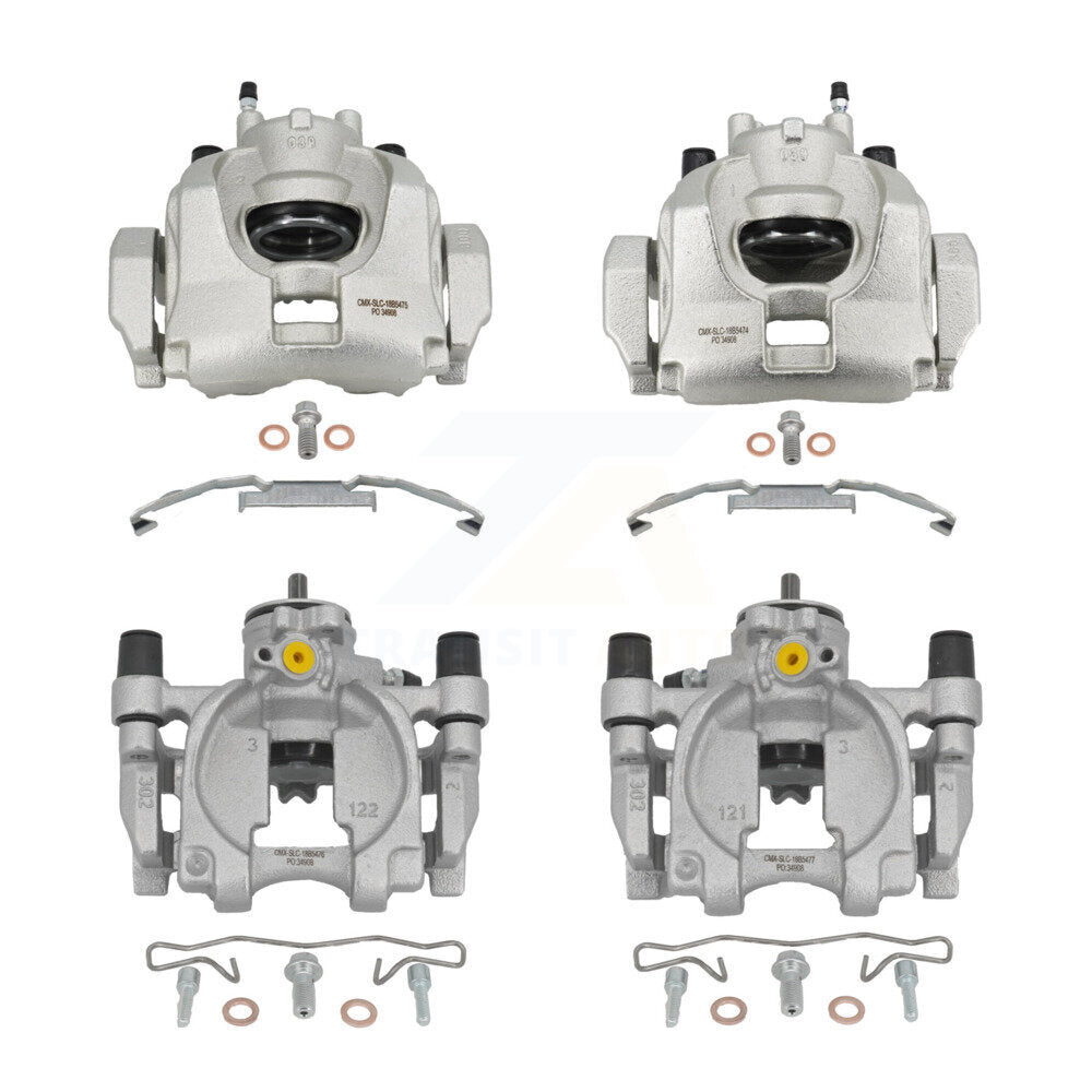 Front Rear Brake Caliper Kit For Ford Fusion Lincoln MKZ Police Responder Hybrid