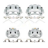 Front Rear Disc Brake Caliper Kit For Ford F-350 Super Duty F-250 Excursion