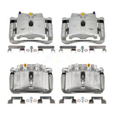 Front Rear Brake Caliper Kit For Chevrolet GMC Silverado 1500 Sierra Avalanche