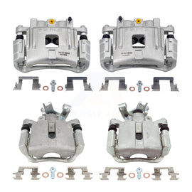Front Rear Disc Brake Caliper Kit For 2005 Pontiac G6 With Dual Piston Calipers