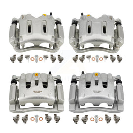 Front Rear Disc Brake Caliper Kit For 2008-2012 Ford F-350 Super Duty F-250