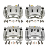 Front Rear Disc Brake Caliper Kit For 2008-2012 Ford F-350 Super Duty F-250