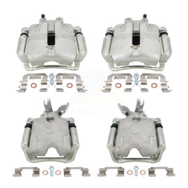 Front Rear Brake Caliper Kit For 14-15 Chevrolet Malibu With 17