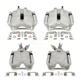 Front Rear Brake Caliper Kit For 14-15 Chevrolet Malibu With 17