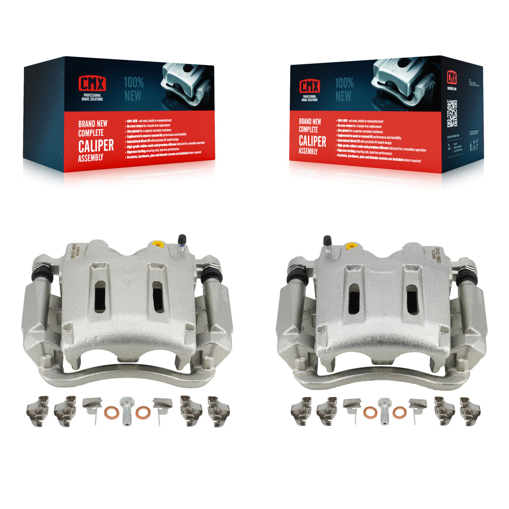[Front] 2005-2012 Ford F-350 Super Duty F-250 Premium OE Brake Caliper Kit For Max Safe Braking