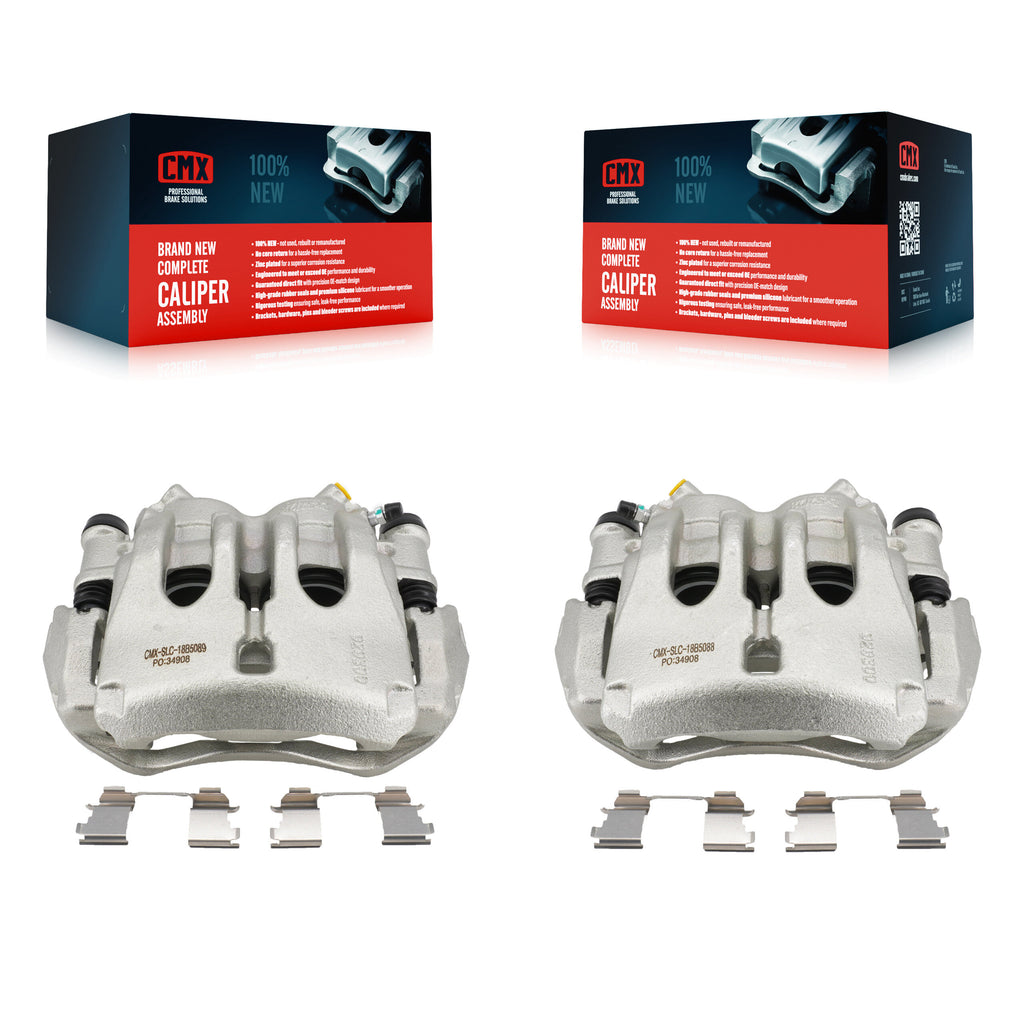 Front Disc Brake Caliper Kit For Sprinter 3500 Mercedes-Benz Dodge Freightliner